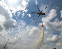 Riau Perkuat Antisipasi Karhutla, Tambahan Helikopter Water Bombing Didatangkan dari Australia