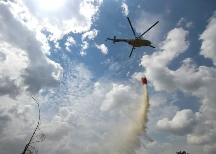 Riau Perkuat Antisipasi Karhutla, Tambahan Helikopter Water Bombing Didatangkan dari Australia