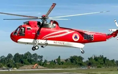 Jaga Langit Riau Tetap Biru, BNPB Tambah Armada Pemadam Kebakaran Udara