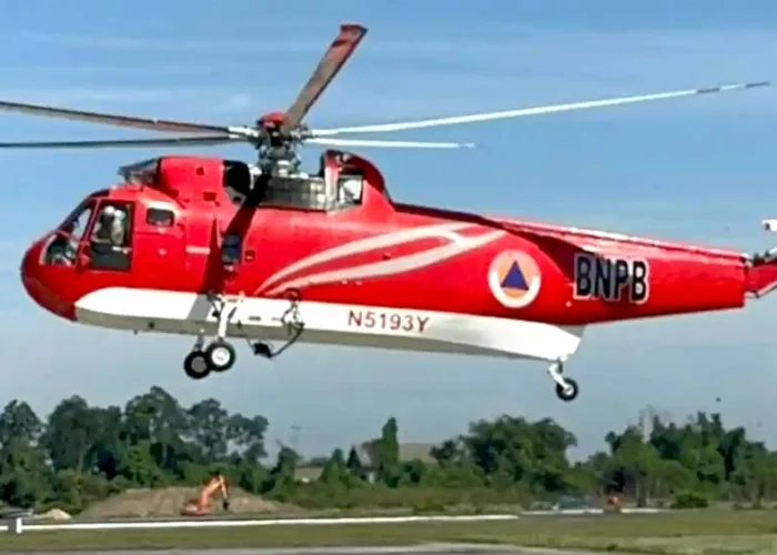 Jaga Langit Riau Tetap Biru, BNPB Tambah Armada Pemadam Kebakaran Udara