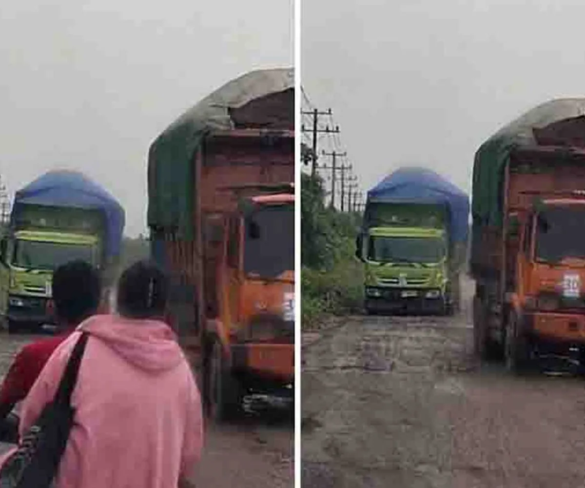 Jalan Sungai Rawa Siak Rusak Parah, Warga Desak Bupati Afni Evaluasi Perusahaan Pengepul Cangkang Sawit