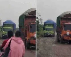 Jalan Sungai Rawa Siak Rusak Parah, Warga Desak Bupati Afni Evaluasi Perusahaan Pengepul Cangkang Sawit