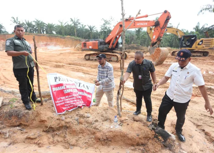 Pemprov Riau Hentikan Tambang Ilegal di Kampar, Pelaku Terancam Denda Rp100 Miliar