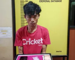 Polsek Pasir Penyu Inhu Gerebek Pria Saat Tidur, Sita Sabu 1,26 Gram