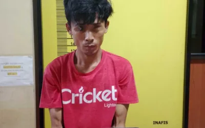 Polsek Pasir Penyu Inhu Gerebek Pria Saat Tidur, Sita Sabu 1,26 Gram
