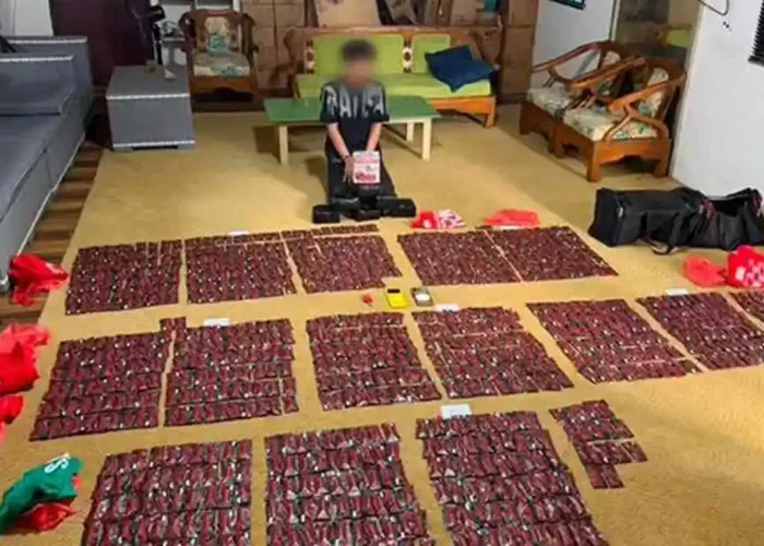 Kurir Sabu Jaringan Malaysia Ditangkap di Pekanbaru, Sita Barang Bukti Rp9,8 Miliar
