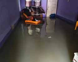 Pelalawan Terendam Banjir, Selama Ini Perumahan PGRI Aman Kini Terendam