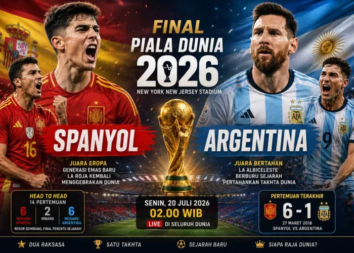 Final Piala Dunia 2026: Spanyol Vs Argentina, Siapa Ukir Sejarah Baru?