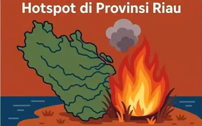 Riau Masih Sisakan 1 Hotspot, BMKG Tetap Ingatkan Potensi Cuaca Ekstrem