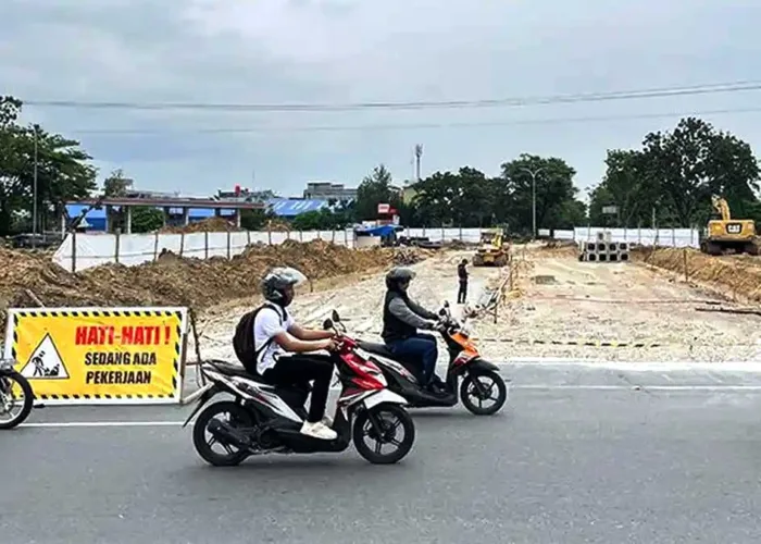 Pembangunan Simpang Purna MTQ Pekanbaru Kembali Dikebut, Rampung Desember 2026