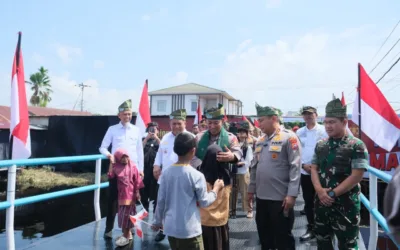 110 Jembatan Presisi Ubah Akses Desa di Riau, Kapolri Ingin Ekonomi Warga Bergerak