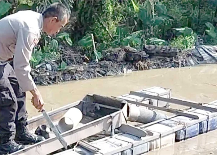Air Sumur Warga Kuansing Keruh, Laporan PETI di Hutan Lindung Berujung Penggerebekan Polisi