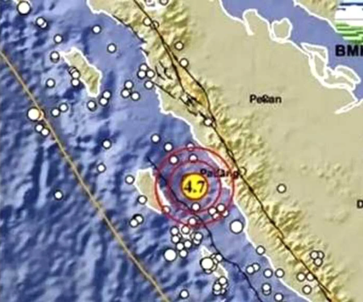 Gempa M 4,7 Guncang Pasaman Barat, BMKG Pastikan Tak Berpotensi Tsunami