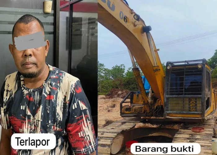 Galian C Ilegal di Pelalawan Terbongkar, Polisi Amankan Excavator