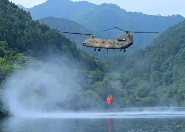Helikopter CH-47 Chinook Jepang Siap Bantu Padamkan Karhutla