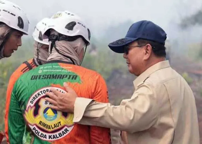 Prabowo ke Riau Cek Karhutla, Mensesneg Catat Hotspot 480 Titik dan Indeks Udara Pekanbaru AQI 225