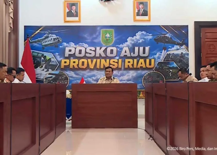 Prabowo Turun Langsung Tangani Karhutla Riau, 900 Hektare Lahan Masih Terbakar