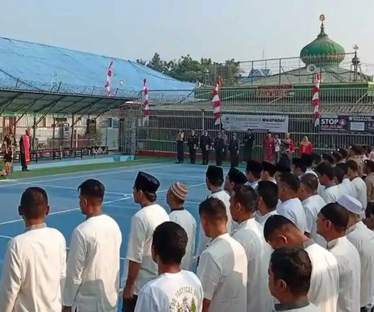 HUT ke-81 RI: 7 Warga Binaan Lapas Pekanbaru Bebas, 1.608 Orang Dapat Pengurangan Hukuman