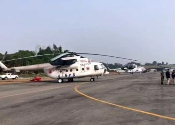 Padamkan Karhutla Pelalawan, Empat Helikopter Water Bombing Guyurkan 50,4 Juta Liter Air