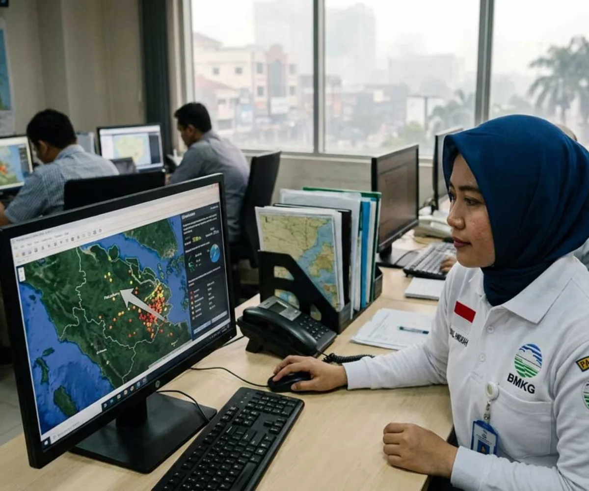 3.734 Hotspot Terdeteksi di Sumatera, Riau 6 Titik Masih Berpotensi Diselimuti Asap