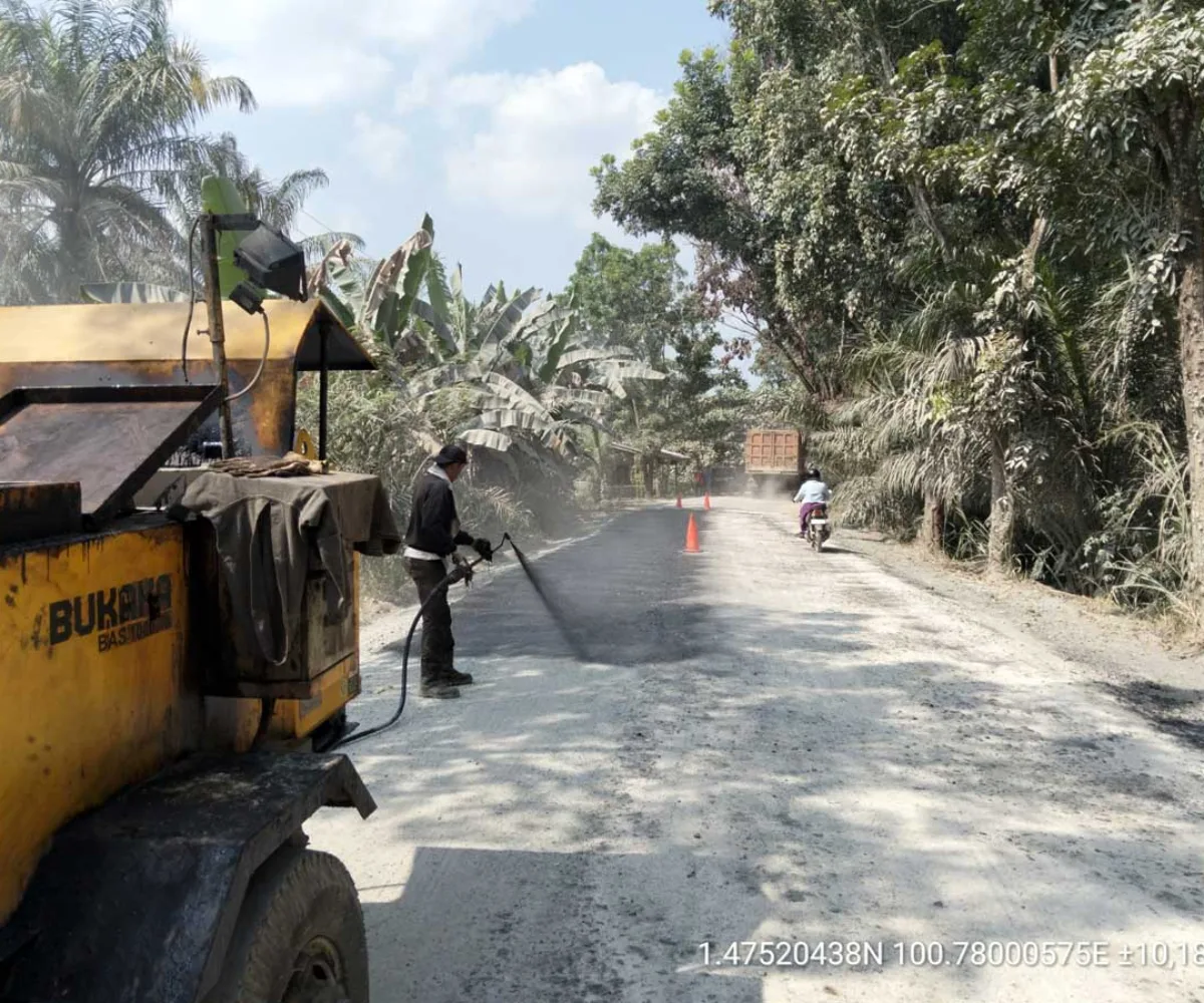 Jalan Provinsi di Rohil Rusak Berat, Empat Ruas Mulai Difungsikan