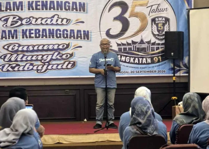 35 Tahun Berlalu, IKASMANLI 91 SMAN 5 Padang Satukan Kembali Alumni dari Malaysia Hingga Jakarta