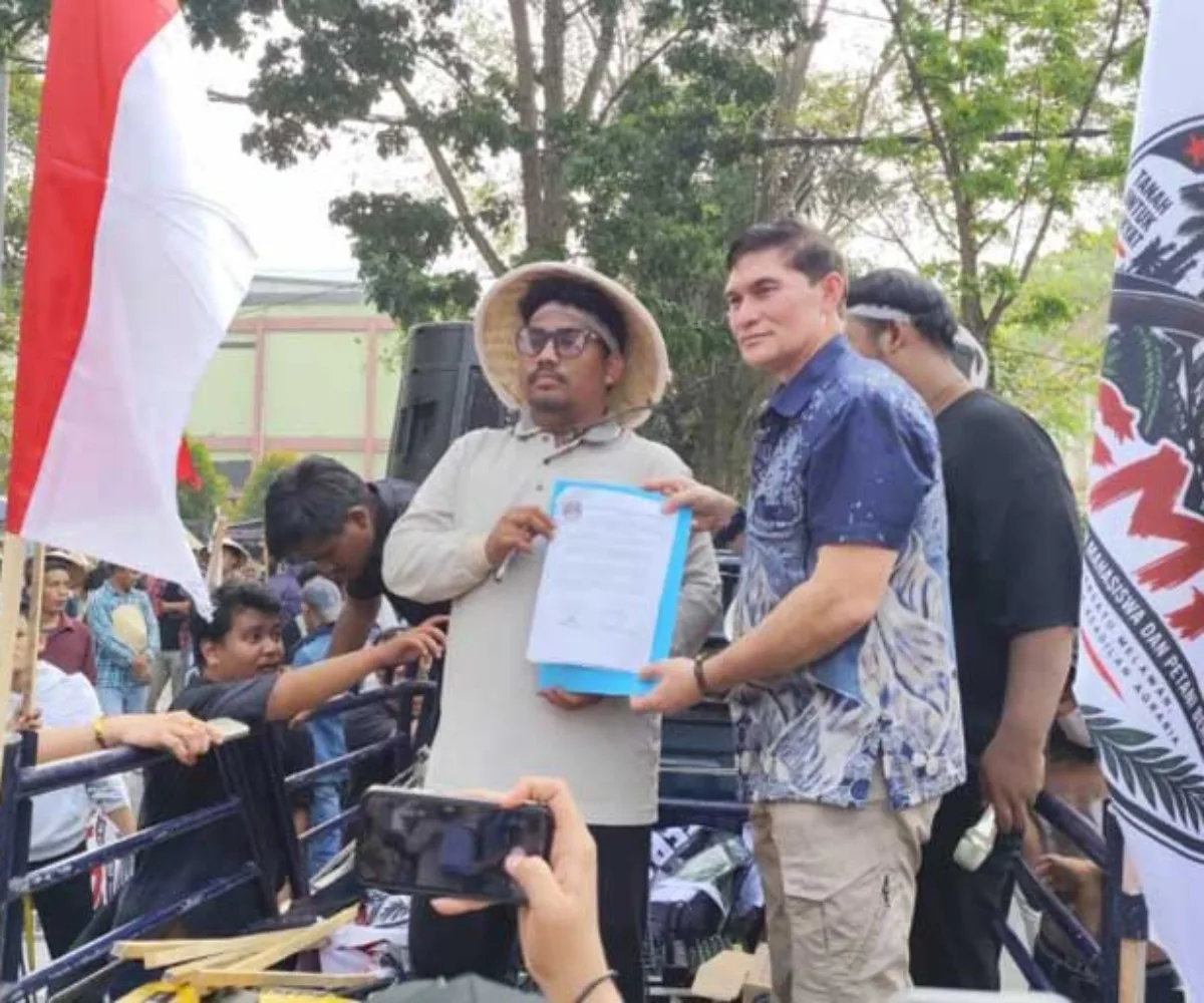Berantas Mafia Tanah, Mahasiswa-Petani Riau Desak Satgas PKH Telusuri Aliran Dana