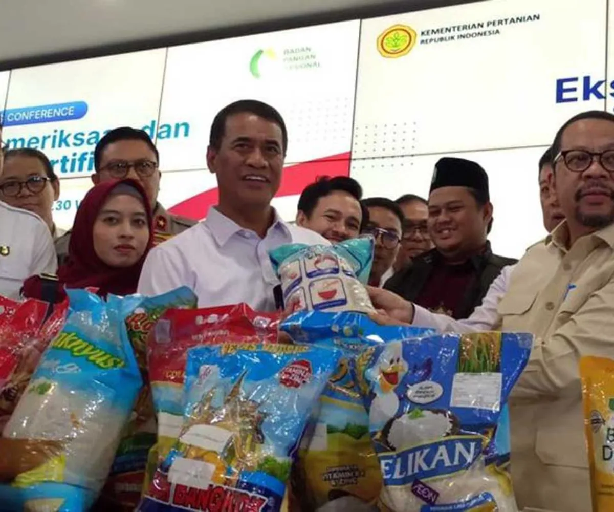 25 Merek Beras Fortifikasi Bermasalah, Mentan Perintahkan Tarik Produk dan Cabut Izin