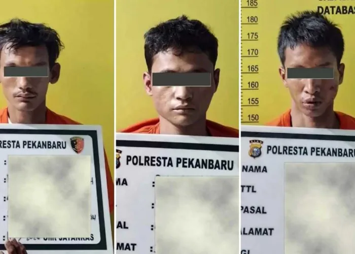 Polisi Sikat Komplotan Pencuri Panel PJU di Pekanbaru, Satu Orang Buron