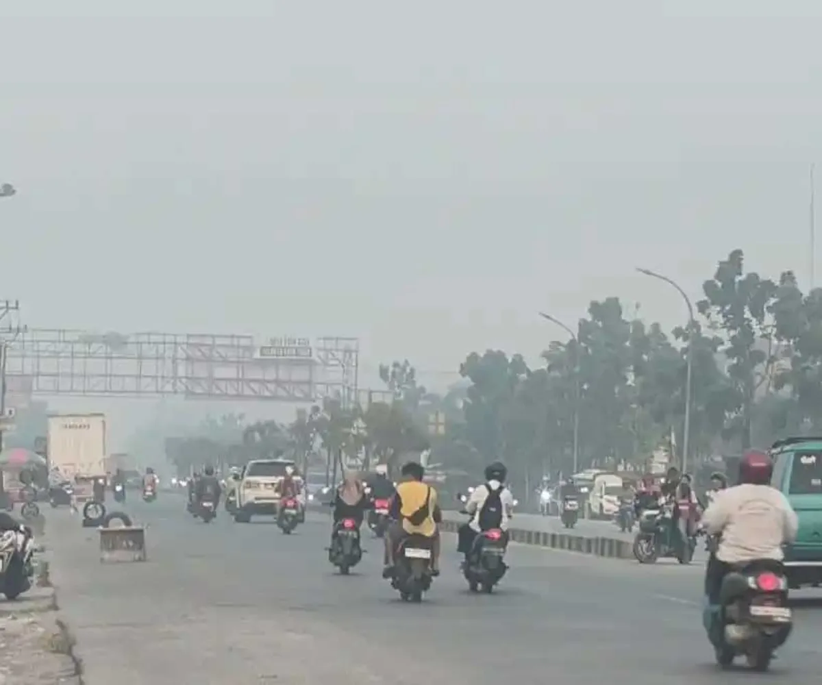 Udara Kampar Memburuk! ISPU Capai 358, Hujan Ringan Belum Jangkau Bangkinang