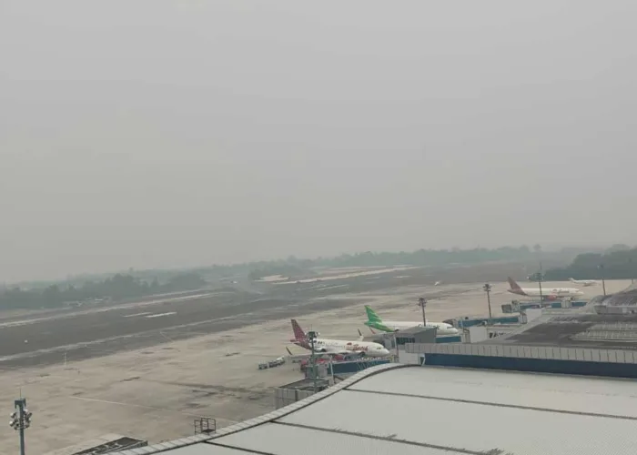 Asap Ganggu Penerbangan di Pekanbaru: Lion Air Kembali ke Jakarta, Citilink Dialihkan ke Batam
