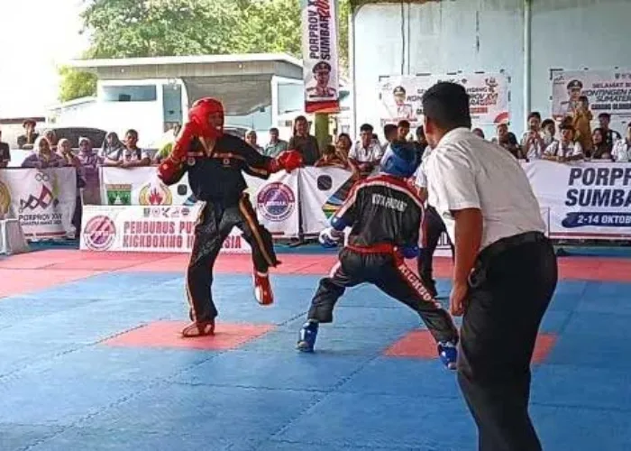 Raup 9 Emas 1 Perak 1 Perunggu, Kontingen Kick Boxing Padang Pastikan Gelar Juara Umum Porprov XVI