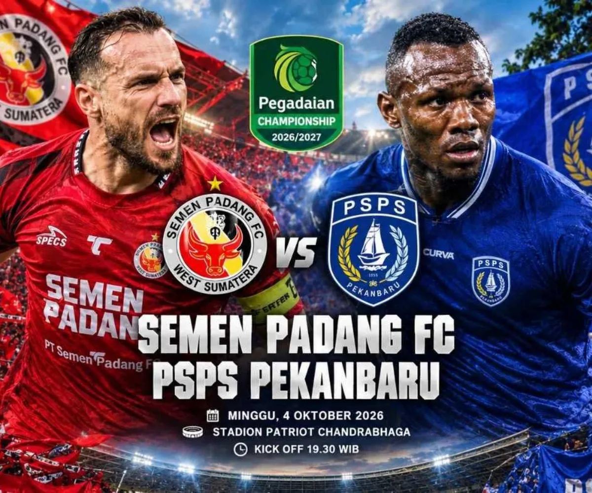 Derby Andalas Membara! PSPS Tantang Semen Padang, Misi Putus Kutukan 5 Laga Tanpa Menang