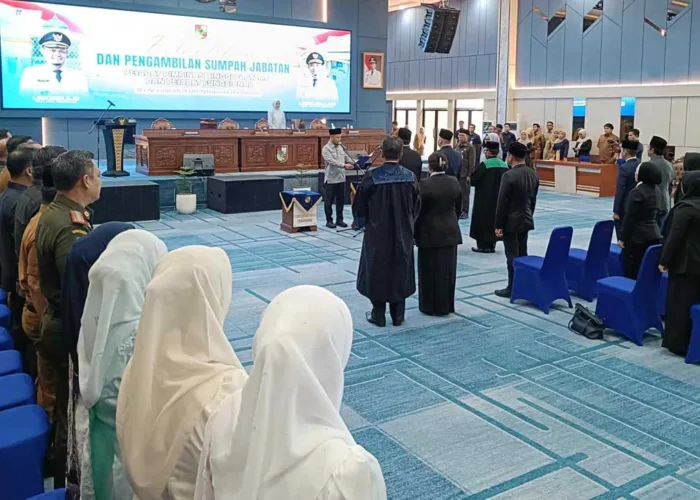 Empat Jabatan Utama Pemko Pekanbaru Berganti, Inilah Pejabat yang Dilantik Agung Nugroho